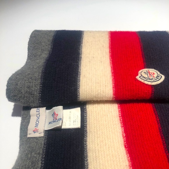 MONCLER | Tri-Color Scarf LARGE - Picture 5 of 6